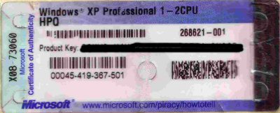 Microsoft Windows XP Professionnel